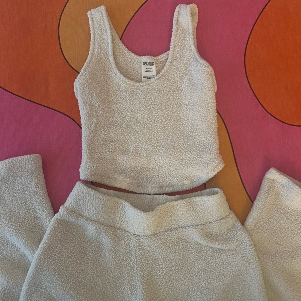 PINK victoria secret 2 piece lounge set